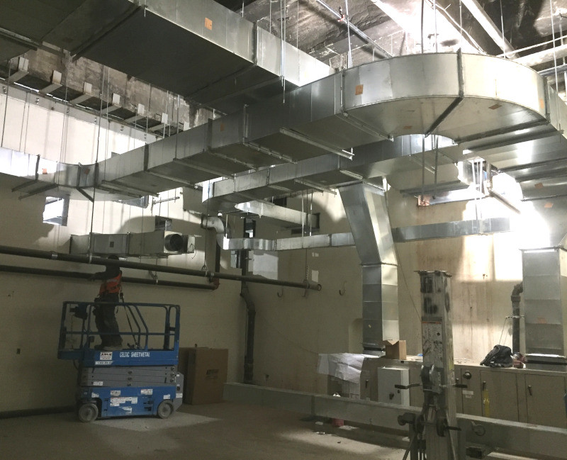 Industrial Ventilation ductwork